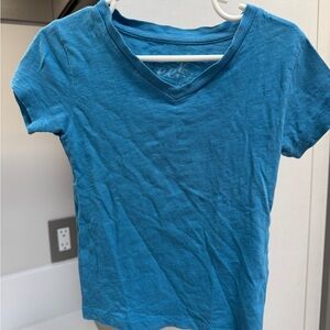 Peek Kids Casual Blue V-Neck Tee